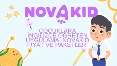 Çocuklara ingilizce öğreten uygulama: Novakid fiyat ve paketleri hakkında tablo üzerinden inceleme yazısı.