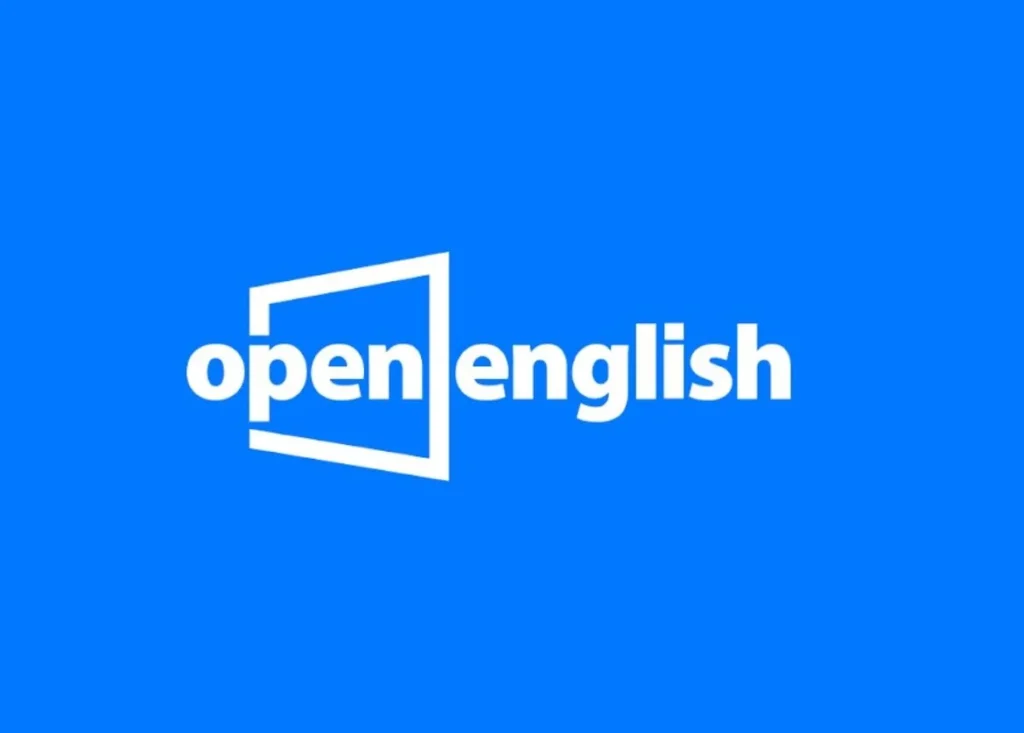 Profesyonel İngilizce dersi sunan Open English logosu