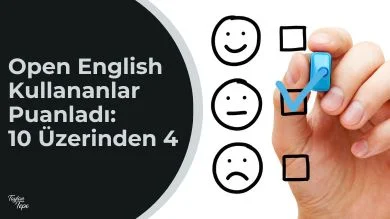 Open English öğrenci deneyimine 10 üzerinden 4 puan