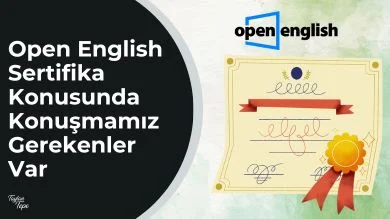 Open English sertifika